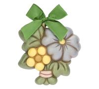THUN - Formella Fiore Malva piccola, ceramica