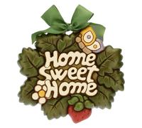 THUN Formella Grande Sagomata Home Sweet Home da Appendere Ceramica 23,8x20,5 cm