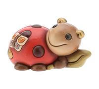 THUN - Coccinella con Farfalla - I Classici, Figure - Idea Regalo - Ceramica - h 10 cm - Formato Piccolo