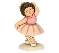 THUN - Icona Ballerina con tutù Rosa - Bomboniere, Bomboniere Comunione - Ceramica Dipinta a Mano - 4x3,4x7 cm h