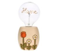 THUN, Lampada da Tavolo Design in Ceramica Decorata a Mano, Linea Happy Country, Idea Regalo per la Casa, 12 x 10 x 13 cm h