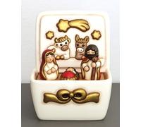 THUN - Mini Presepe in Ceramica Decorata