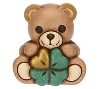 THUN - Mini Teddy portafortuna - ceramica - Collezione Animali - 5,0 x 4,3 x 5,5 cm