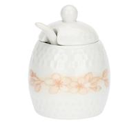 THUN - Mini zuccheriera con cucchiaino - porcellana - Collezione Bomboniera - 50 ml - 6.8 x 9.5 cm