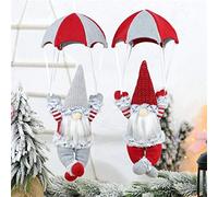 Thun Natale Offerte Lampo 2024 Scene Man Paracadutismo Faceless Skydiving Decorazioni di NataleNatale Old Home Natale Addobbi (Multicolor, One Size)
