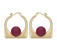 THUN - Orecchini con sfera colorata - metallo - Collezione Dedicato a Te - 2,2 x 2,4 cm