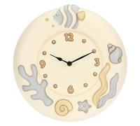 THUN, Orologio Grande in Ceramica Decorata a Mano, Orologi da Parete, Linea Mare da Amare, Idea Regalo per la Casa, Ø 26 cm