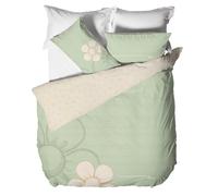THUN Parure Copripiumino Matrimoniale Iconic Elegance Daisy Green B201072