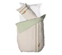 THUN Parure Set letto Copripiumino Singolo in Cotone Country Bloom Beige B201198