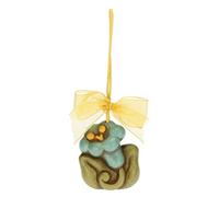 THUN Pasqua 2023, Addobbo Pasquale Campanula in Ceramica Decorata a Mano, Linea Pasqua Favolosa, 4.1x2.4x4.8 cm h