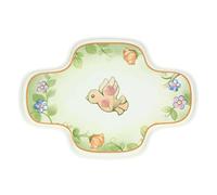 THUN Pasqua 2023, Piatto per Colomba in Porcellana Decorata a Mano, Linea Pasqua Favolosa, 36x25.5x2.5 cm h
