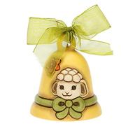 THUN Pasqua Limited Edition 2023, Campanella Gialla in Ceramica Decorata a Mano, Linea Pasqua Favolosa, 7.2x7.2x8 cm h