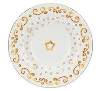 THUN - Piattino tondo in porcellana con candela Thunland-Ø 20 cm - 2,5 cm h