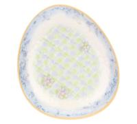 THUN Piatto da portata, melamina, Collezione Giardino di Primavera, 34,5 x 30 x 4,8 cm h