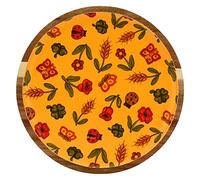 THUN, Piatto in Legno d'Acacia di Dimensione Grande, Linea Estate Fantastica, Ø 30,5 cm; 2 cm h