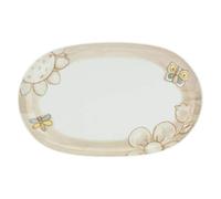 THUN - Piatto Ovale - Linea Elegance - Multiuso Grande - Porcellana - 33x23x2,5 cm h