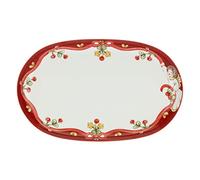 THUN - Piatto Portata Sweet Christmas - Porcellana - Linea Natale - Living, Arredare la Casa - Ø 38 cm