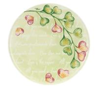THUN - Piatto tavola grande - porcelllana - Collezione Cuori in Fiore - 32 cm