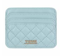 Thun Porta Carte Azzurro, Ecopelle, Collezione Sempre con Me, 10 x 8 cm