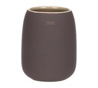 THUN - Porta spazzolini in stoneware Iconic Elegance - Gres.; Dispenser: ABS; PP., 8,5x8,5x11