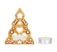 THUN - Porta tea-light albero in porcellana Thunland-8x10x9 cm