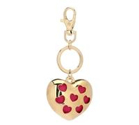 THUN - Portachiavi profumato cuore - mettalo - Collezione Profumazioni - 12 cm con catena 4 cm icona