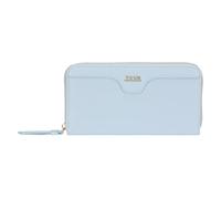 THUN Portafoglio con chiusura zip azzurro, ecopelle, Collezione Sempre con Me, 20 x 3 x 10,5 cm
