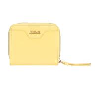 THUN Portafoglio piccolo giallo, ecopelle, Collezione Sempre con Me, 11 x 3,5 x 9,5 cm