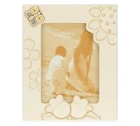 THUN - Portafoto - Accessori per la Casa - Idea Regalo - Linea Elegance - Ceramica, Telaio in Legno di Pino e Vetro - 20,4x2x25,1; Formato Foto 12,2x17 cm