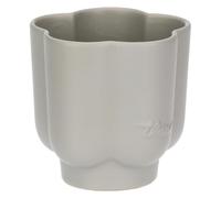 THUN - Portaspazzolini fiore - stoneware - Collezione Accessori Bagno - Ø 12-10 cm h