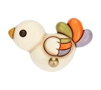 THUN - Portastrofinacci per Cucina a Forma di Campanella in Ceramica Decorata a Mano, Linea Country, 8x3.1x5.4 cm h