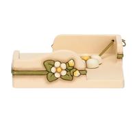 THUN - Portatovaglioli - ceramica - Collezione Country Bloom - 20 x 19,6 x 6,6 cm