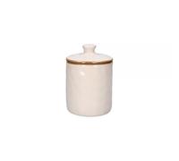 Thun Rose & Tulipani, Barattolo Grande di Colore Avorio in Gres, Idea Regalo, Linea Concerto, Capienza 1100 ml