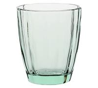 Thun Rose & Tulipani - Bicchiere linea "Amami", vetro resistente per uso quotidiano, colore Verde Chiaro, confezione da un pezzo