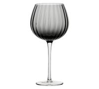 Thun Rose&Tulipani - Calice Grigio in vetro, capacità 460ml, collezione Prismia