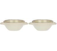 Thun Rose & Tulipani - Ciotola zuppa con manici Concerto Avorio (Confezione da 2)