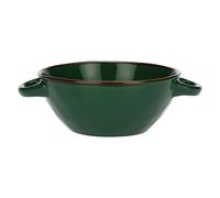 Rose & Tulipani - Ciotola zuppa con manici Verde Bosco