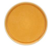Thun Rose&Tulipani - Piatto Frutta color Zucca in gres, diametro 20 cm, collezione Arpeggio