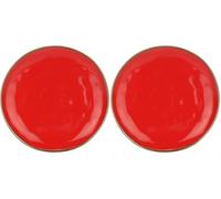 Thun Rose & Tulipani - Piatto frutta Concerto Corallo (Confezione da 2)