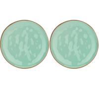 Thun Rose & Tulipani - Piatto frutta Concerto Verde Acqua (Confezione da 2)