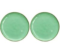 Thun Rose & Tulipani - Piatto piano Concerto Verde Acqua (Confezione da 2)
