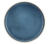 Rose&Tulipani - Piatto Tondo Blu in gres, diametro 31 cm, collezione Arpeggio