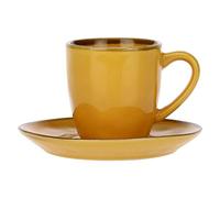 Thun Rose & Tulipani - Tazzina caffè con piattino Concerto Ocra