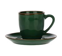 Thun Rose & Tulipani - Tazzina caffè con piattino Concerto Verde Bosco