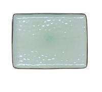 Rose & Tulipani - Vassoio Rettangolare 36x26,5 cm Concerto Tè Verde