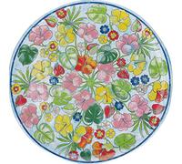 Thun Rose & Tulipani - Vassoio Rotondo in Gift Box - Arredo Casa, Cucina - Linea Aloha - Idea Regalo - Melamina - Ø 42; h 2 cm