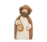 THUN - San Giuseppe - Versione Bianca - Statuine Presepe Classico - Ceramica - I Classici