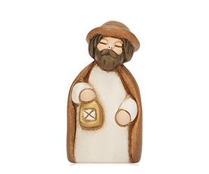 THUN - San Giuseppe - Versione Bianca - Statuine Presepe Classico - Ceramica - I Classici
