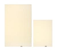 THUN Set 2 asciugamani crema, 100% cotone, Collezione Iconic Elengance, 40 x 60 cm, 60 x 100 cm