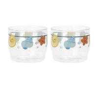 THUN, Set 2 Coppette Gelato in Vetro, Casa e Cucina, Linea Mare da Amare, 8.5 x 7 x 7 cm, 300 ml di Capienza